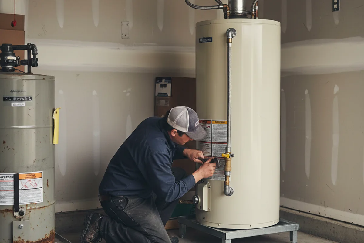 Water heater and shutoff valve replacement in San Luis Obispo